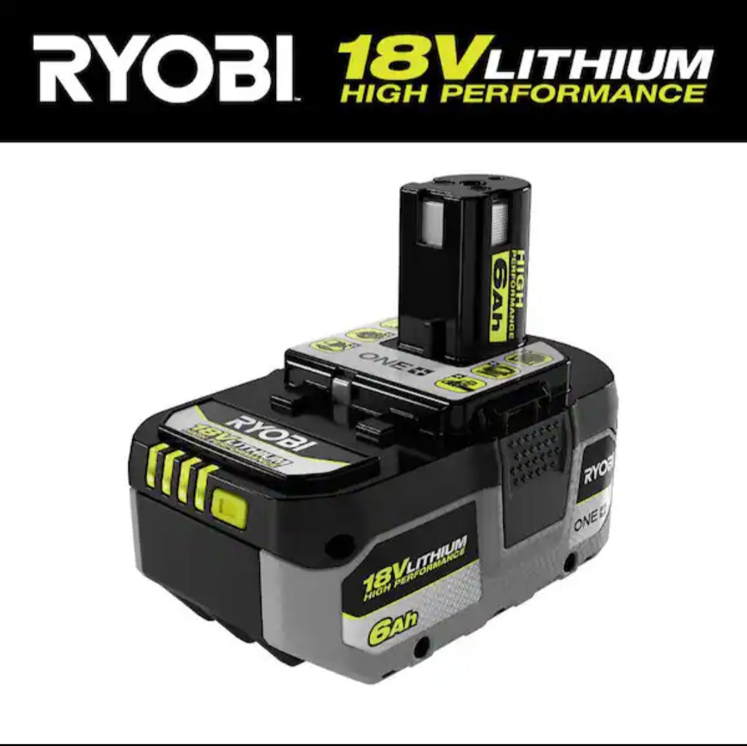 ONE + 18V 6.0 Ah Lithium-Ion High Performance ONE + 18V 6.0 Ah Lithium-Ion High Performance